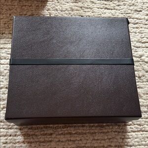 🤎NEW Alaia DarkBrown Leather Box